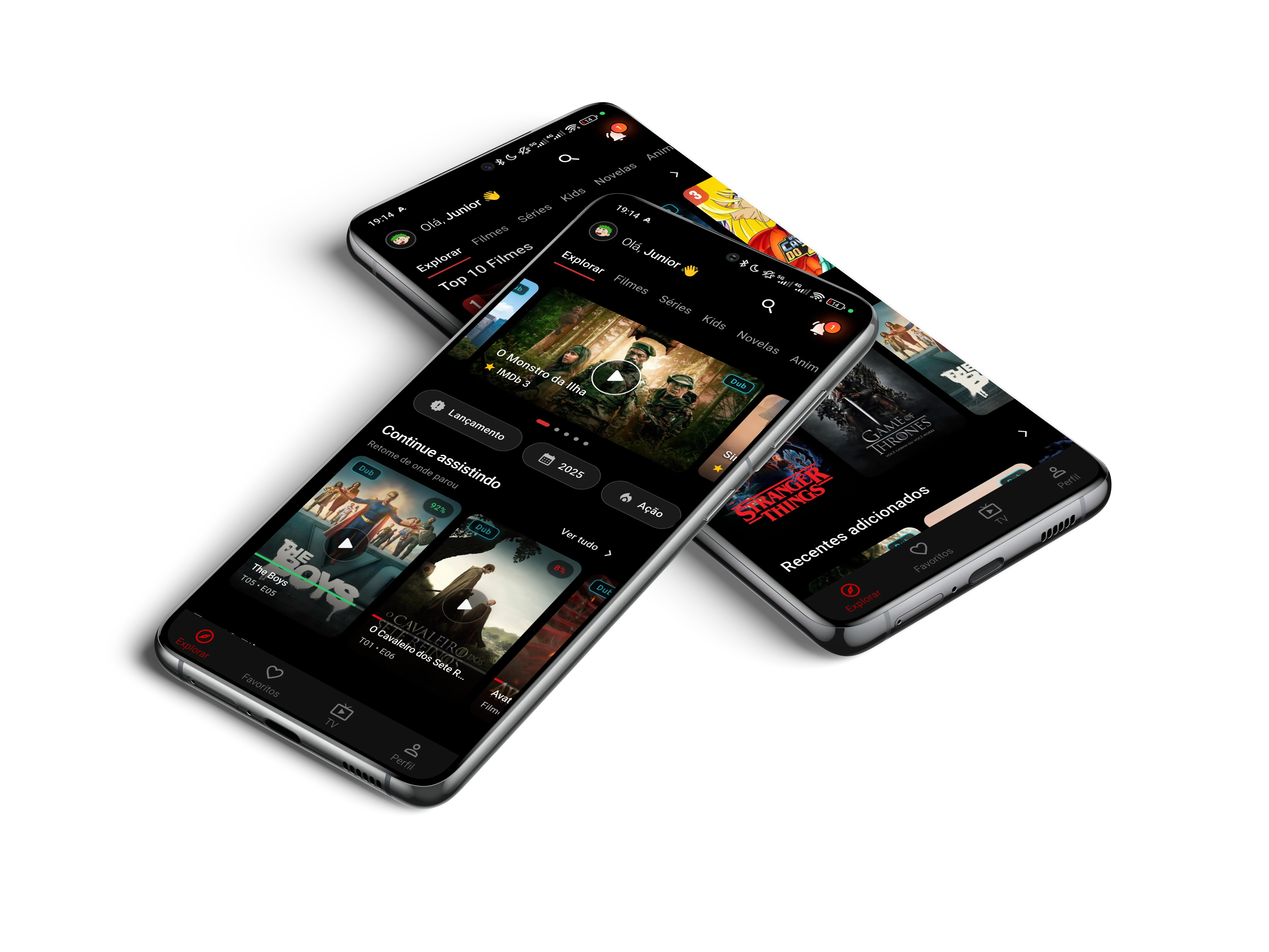 Flix Fusion no celular — aplicativo de streaming